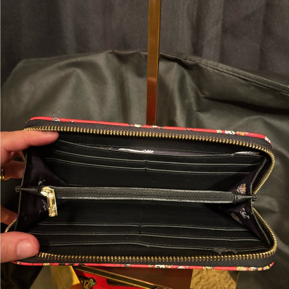 Loungefly Disney Parks Mickey and Minnie’s Runaway Railway Zip-Around Wallet - Picture 9 of 16